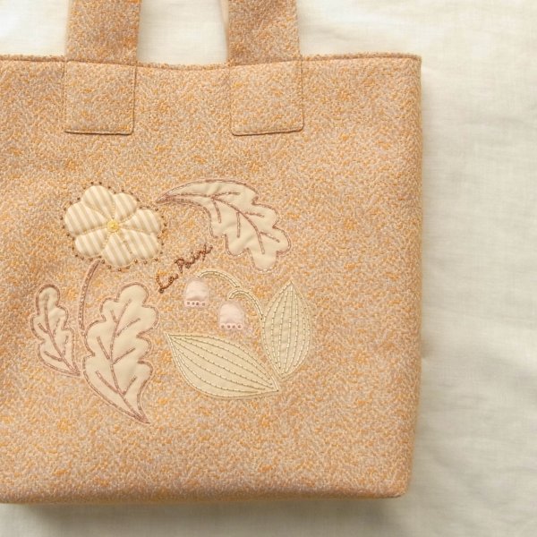 画像1: La Paix Orangeトート (1)